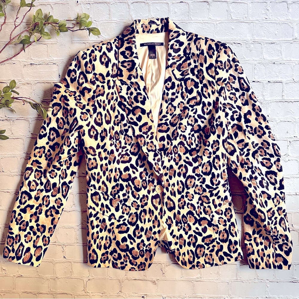 Victoria’s Secret Leopard Print Blazer.